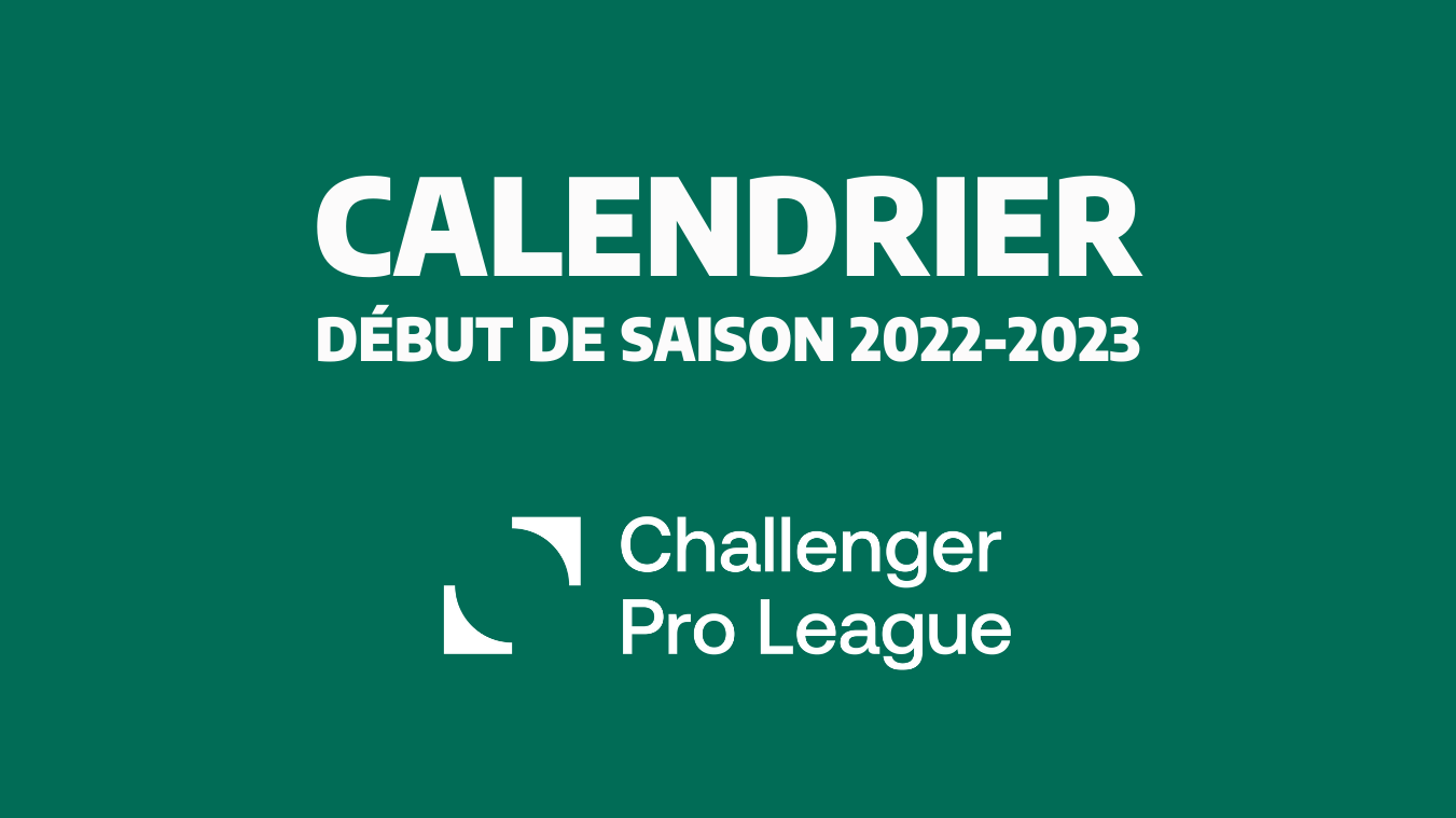 CALENDRIER DEBUT SAISON