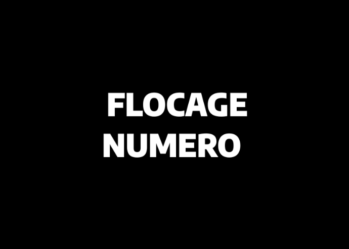 FLOCAGE - NUMERO