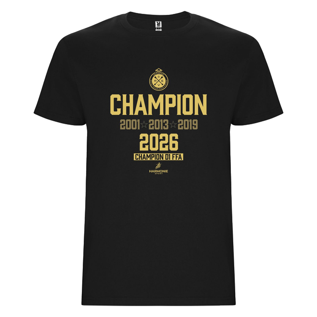 T-SHIRT CHAMPION 2026 (6 XS - 4 JAAR)
