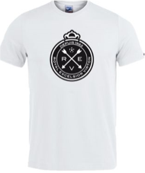 T-SHIRT COTON LOGO RE VIRTON (WIT, 3 XS - 10 JAAR)