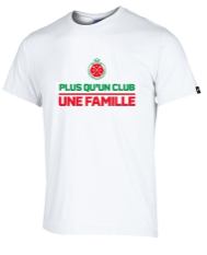 T-SHIRT COTON UNE FAMILLE (WIT, 4 XS - 8 JAAR)